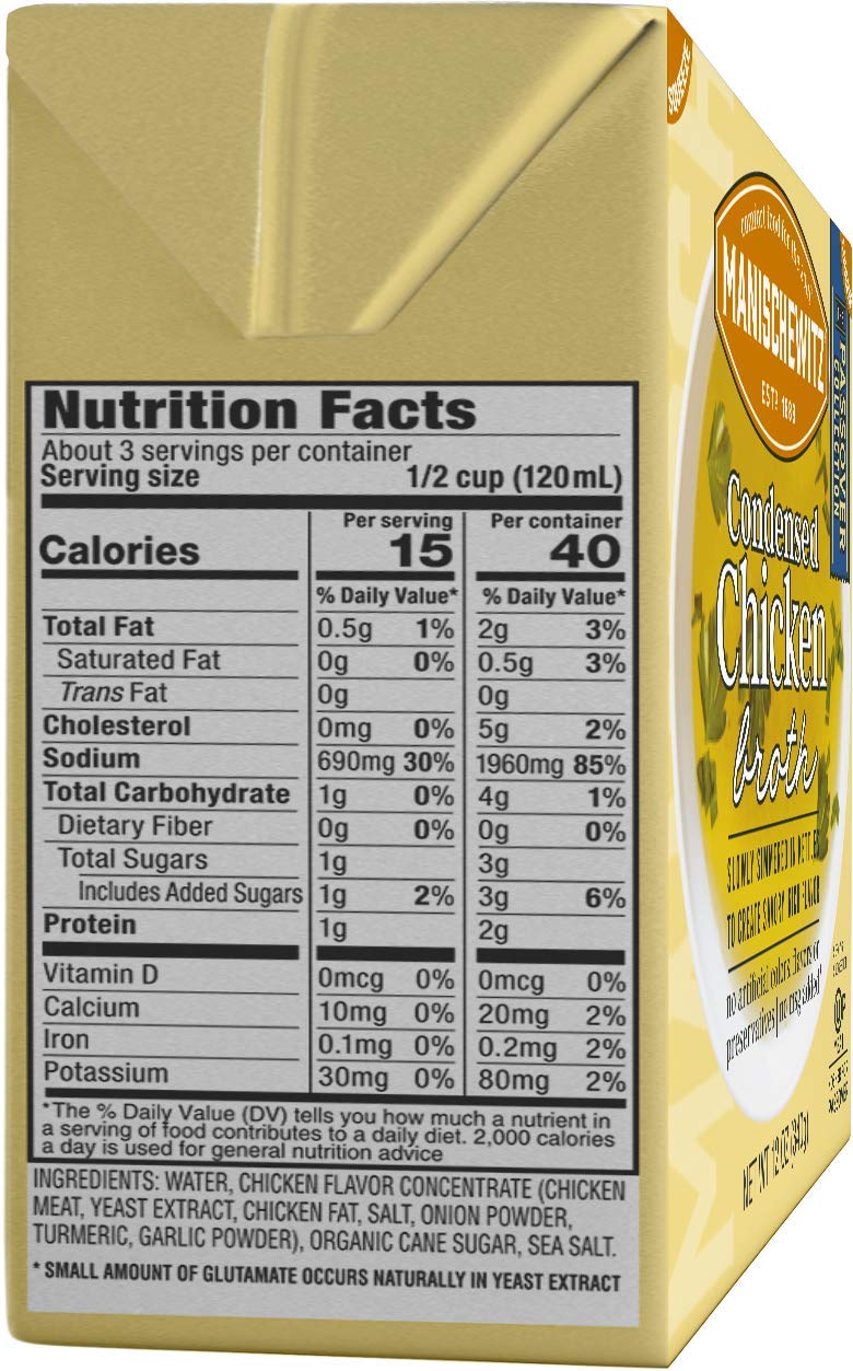 Manischewitz Chicken Broth 12oz (3 Pack), Flavorful, Kettle Cooked, Slowly Simmered, Kosher for Passover - Image 2
